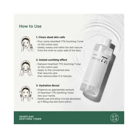 Anua Heart Leaf 77% Toner 250mL thumbnail 3