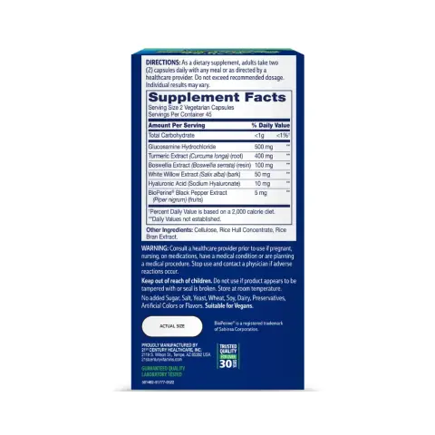 21st Century Arthri-Flex Advantage Plus Turmeric 90 Capsules thumbnail 2