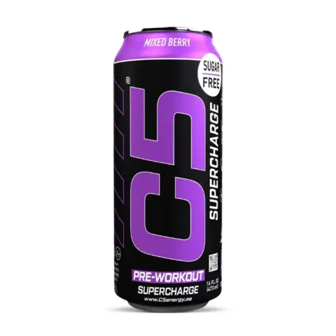 C5 Supercharge Mixed Berry Pre-Workout Drink 473Ml thumbnail 1