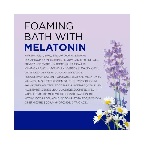 Dr Teals Foaming Bath Melatonin Lavender & Chamomile Oil Blend 1000mL thumbnail 4