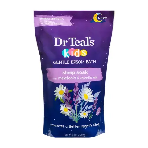 Dr Teals Kids Gentle Epsom Bath Melatotin & Essential Oils 909G thumbnail 1