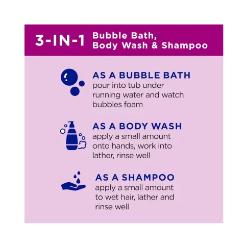 Dr Teals Kids 3 In 1 Bub Bath Elderberry Body Wash 591mL thumbnail 3