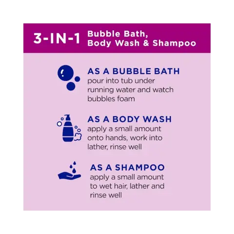 Dr Teals Kids 3 In 1 Bub Bath Elderberry Body Wash 591mL thumbnail 4