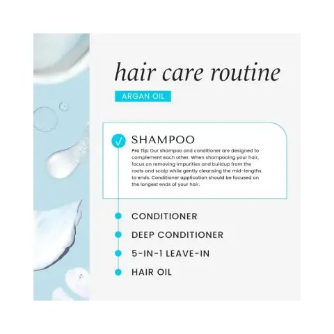 Hask Argan Oil Repairing & Strengthening Shampoo 100mL thumbnail 3