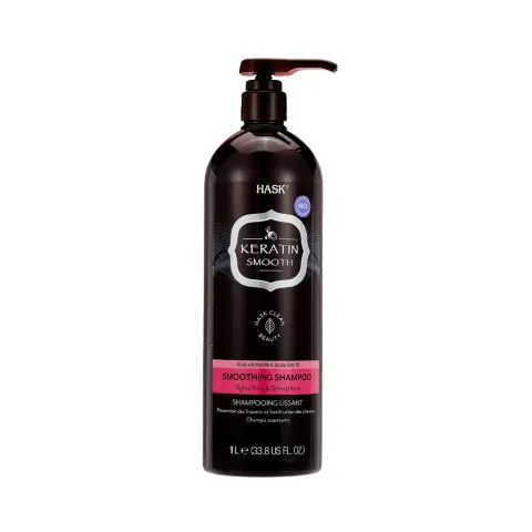 Hask Keratin Smoothing Shampoo 1L thumbnail 1
