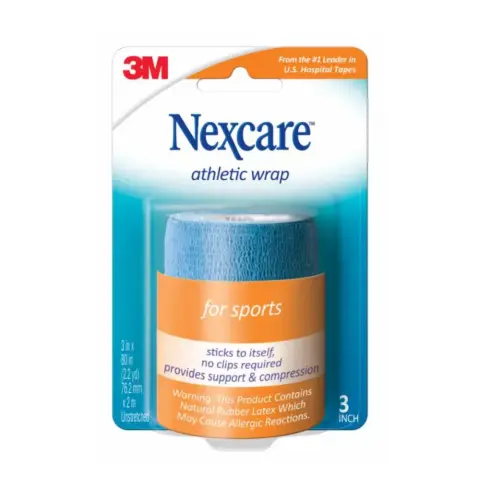 3M Nexcare No Hurt Wrap 3*2.2 Inch Blue thumbnail 1