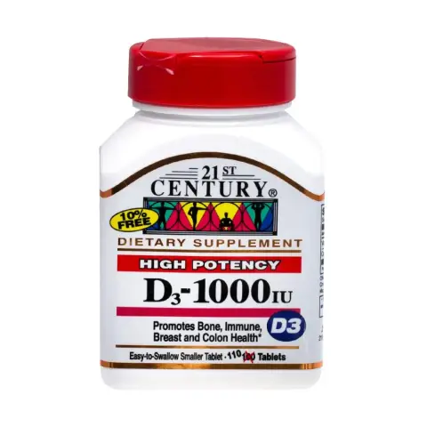21St Century D3-1000Iu Tablet 110 Tablets