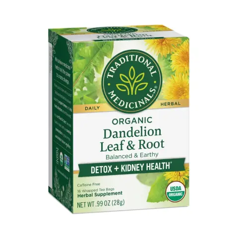 Traditional Medicinals Dandelion Leaf & Root Tea Bags 16S thumbnail 1