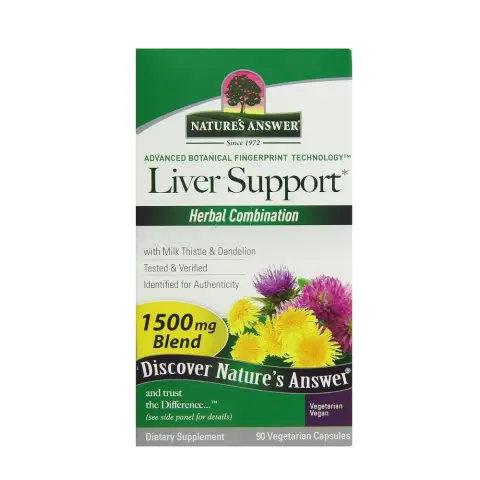 Natures Answer Liver Support Veg Capsules 90s thumbnail 1