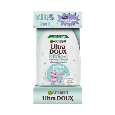 Garnier Ultra Doux Kids 2 In 1 Frozen Shampoo & Detangler  400Ml thumbnail 1