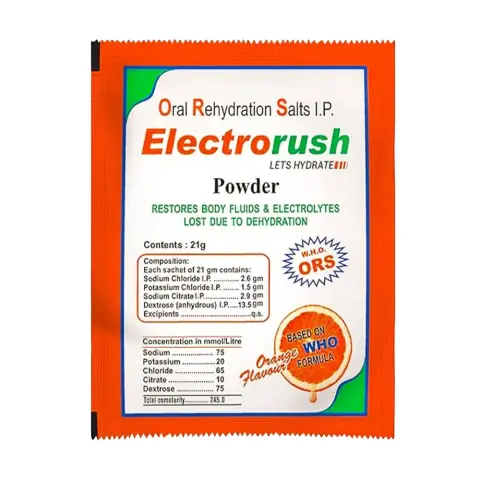 ORS Electrorush 21g Sachets 10s thumbnail 1