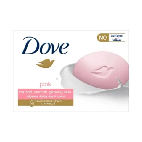 Dove Pink Soap Bar With Moisturizing Cream 125G thumbnail 1