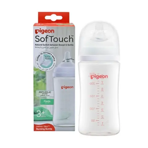 Pigeon Softouch wn PP Nursing Bottle 240mL 3M+ thumbnail 1