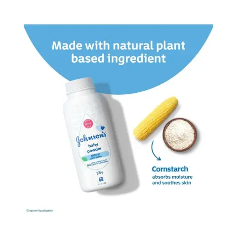 Johnson's Baby Natural Powder 400g thumbnail 2