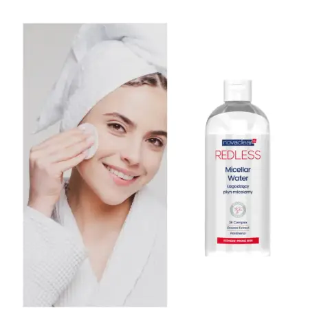 Novaclear Redless Micellar Water 400Ml thumbnail 2