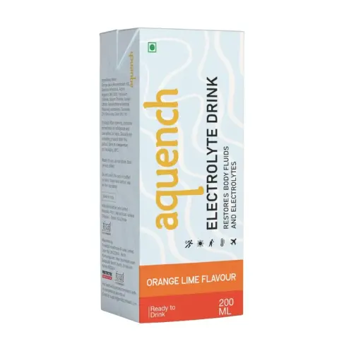 Aquench Electrolyte Drink Orange Flavour 200mL thumbnail 1