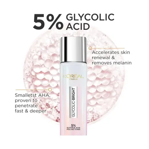 Loreal Glycolic Bright Glowing Peeling Toner 128Ml thumbnail 2