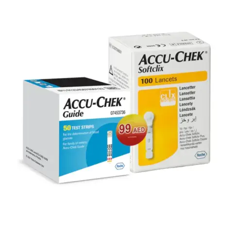 Accu-Chek Guide Strip 50S + Softclix Lancet thumbnail 1