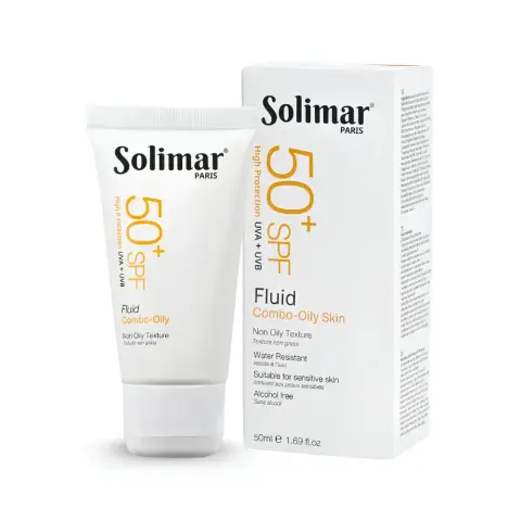Solimar Paris Spf 50+ Fluid Comb-Oily Skin 50Ml thumbnail 1