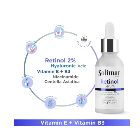 Solimar Paris Retinol Serum 30Ml thumbnail 2