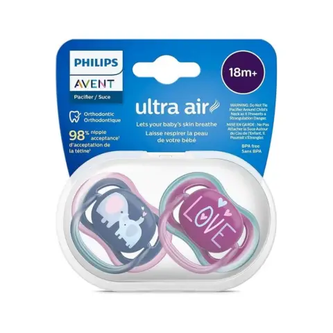 Philips Avent Ultra Air Pacifier 18M+ Boy thumbnail 1