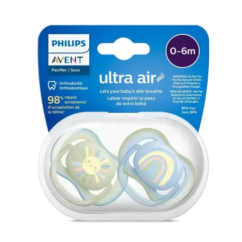 Philips Avent Ultra Air Pacifier 0-6M Boy thumbnail 1