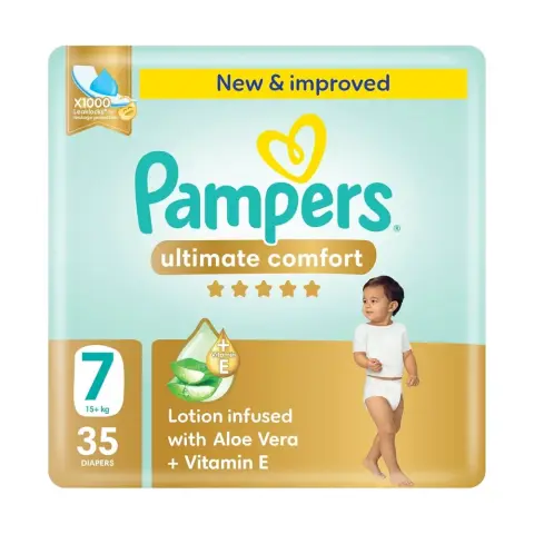 Pampers Ultimate Comfort Nappies Size 7 35s