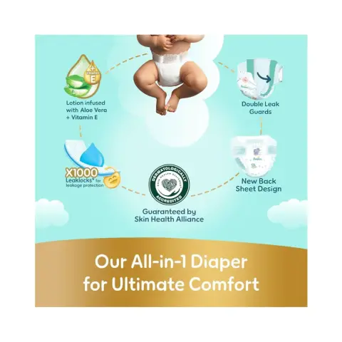 Pampers Ultimate Comfort Size 4 Baby Diapers 54s thumbnail 3
