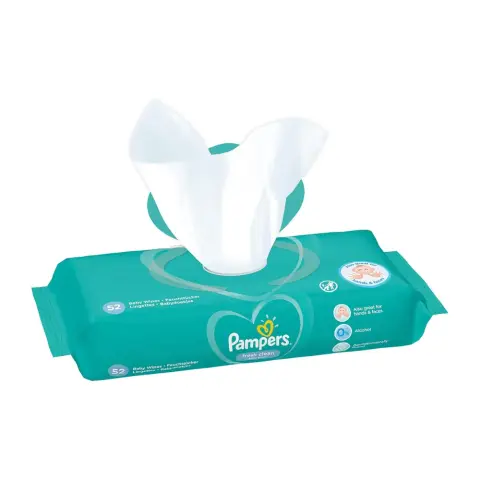 Pampers Fresh Clean Baby Wipes 52S thumbnail 2