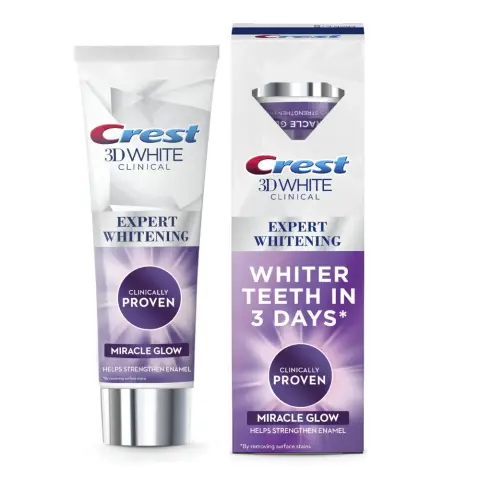 Crest 30377 3D White Miracle Glow Toothpaste 75Ml thumbnail 1
