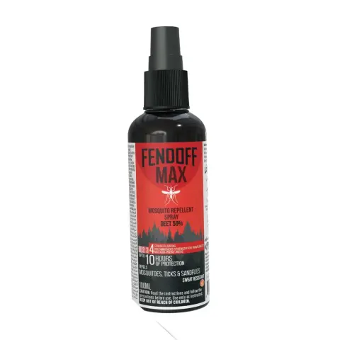 Fendoff Max Deet 50% Mosquito Repellent Spray 100Ml thumbnail 1