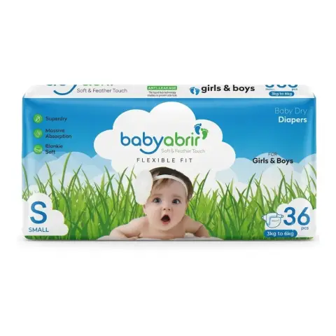 Abrir Baby Diapers Small Size 36S - Clearance Sale thumbnail 1