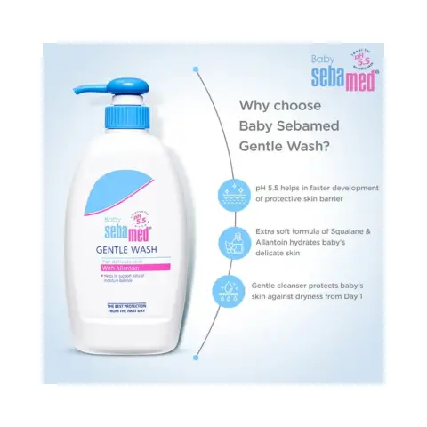 Sebamed Baby Wash Extra Soft 400mL thumbnail 3