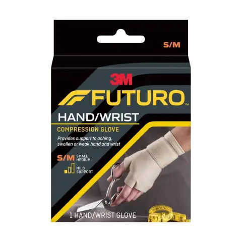 Futuro Energizing Support Gloves Beige S/M 009183 thumbnail 1
