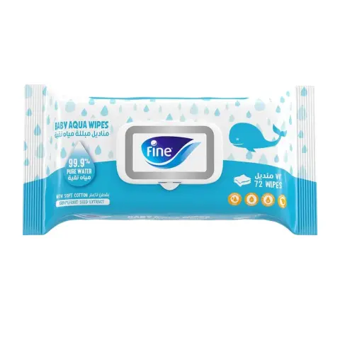 Fine Baby Water Wipes Grapefruit 72s thumbnail 1