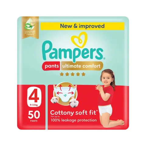 Pampers Ultimate Comfort Pants Size 4 50 Diapers thumbnail 1