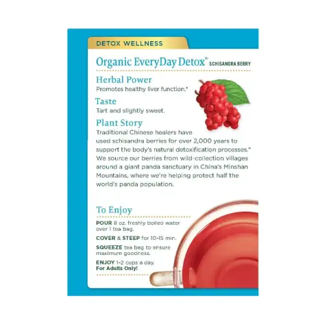 Twinings Everyday Detox Schisandra Berry Tea Bags 16s thumbnail 1