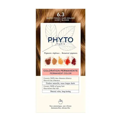 Phyto Hair Color 6.3 Dark Golden Blonde Hair Color