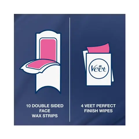 Veet Professional Sensitive Skin Legs & Body Wax Strips 20S thumbnail 3
