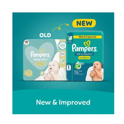 Pampers Rash Protection Size 1, 2-5kg Newborn Diapers, Pack of 66's thumbnail 2