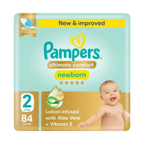 Pampers Ultimate Comfort Size 2 New Born Baby Diapers 84s thumbnail 1