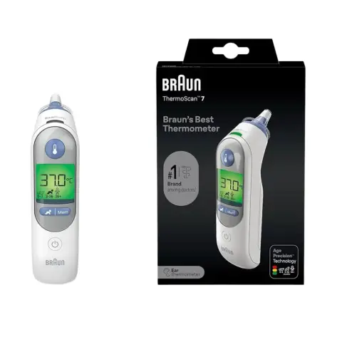 Braun Thermoscan-7 IRT-6520 White thumbnail 1