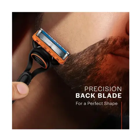Gillette Fusion 5 Men's Razor With Microfin Skin Guard For Perfect Shave & Perfect Beard Shape, 1 Count thumbnail 3