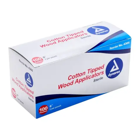 Cotton Tip Applicator Sterile 100S thumbnail 1