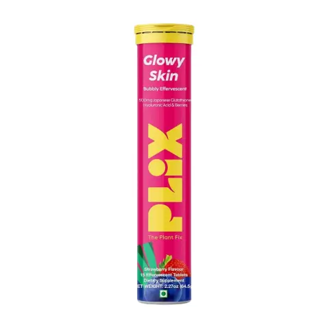 Plix Glowy Skin Strawberry Effervescent Tablets 15S thumbnail 1