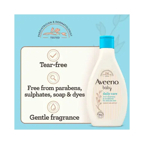 Aveeno Baby Daily Care 2 In 1 Shampoo 250 mL thumbnail 2
