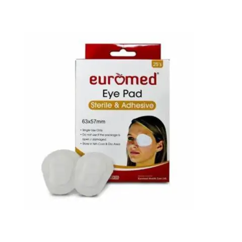 Euromed Eyepad Sterile 6.5x9.5cm 25s thumbnail 1
