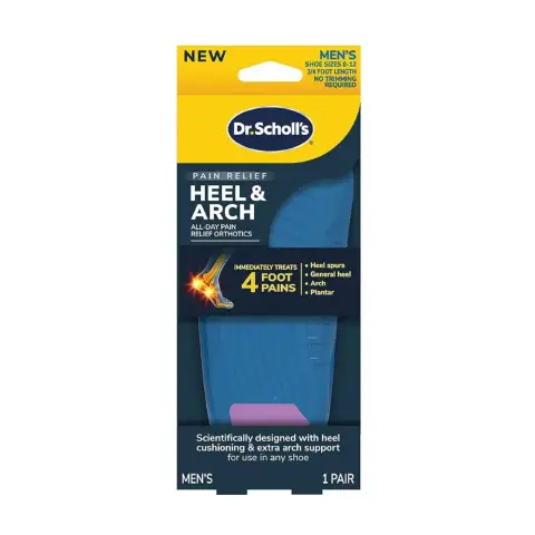 Dr. Scholl's Pain Relief Heel & Arch Men thumbnail 1