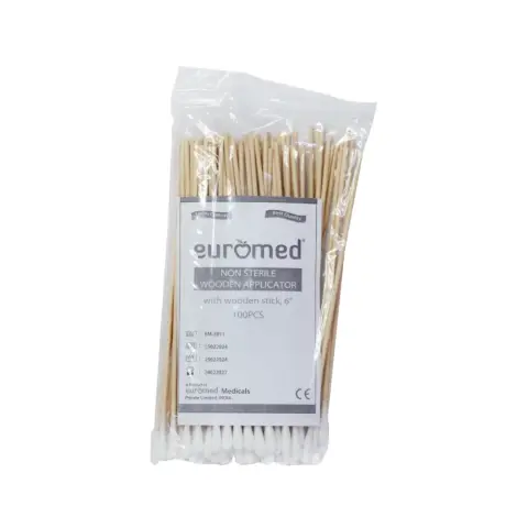 Euromed Cotton Tip Applicator 100S thumbnail 1