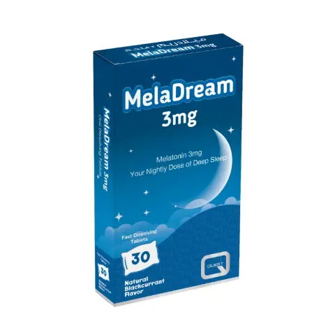 Meladream Melatonin 3MG 30 Tablets thumbnail 1